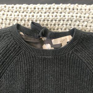LOFT Flutter Back Sweater